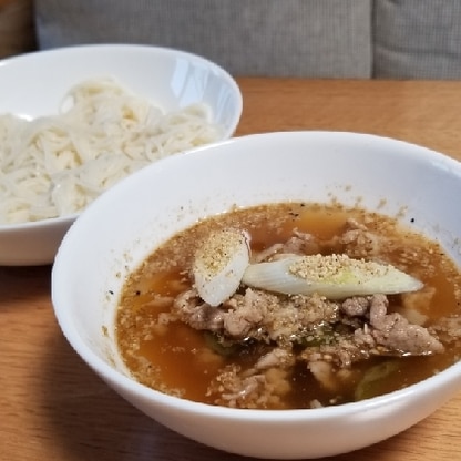 素麺ばっかり食べたがる家族にタンパク質をとってもらいたかったので、漬け汁参考にさせて頂きました。素麺にも合いました︎☺︎リピさせて頂きます︎☺︎